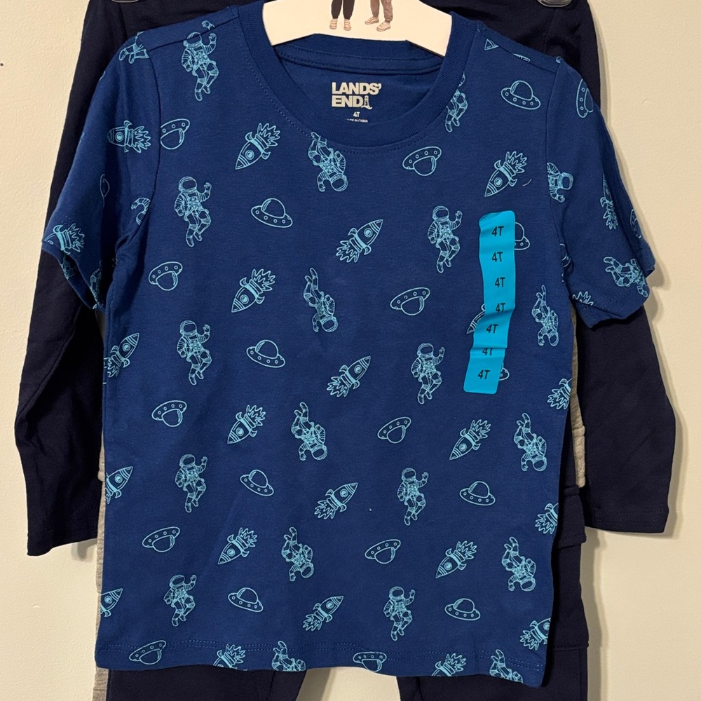 Lands' End Navy and Blue Astronaut Set